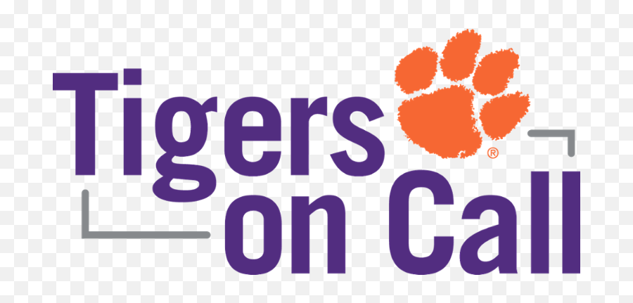 Tigers On Call Making Connections In Healthcare Clemson - Contemporary Art Space Emoji,Call Logo