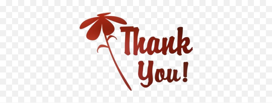 Thank You With Flower Png Image With - Language Emoji,Thank You Transparent