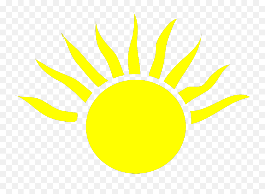 Best Half Sun Clipart 16238 - Clipartioncom Half Sun Black Background Emoji,Sunshine Clipart