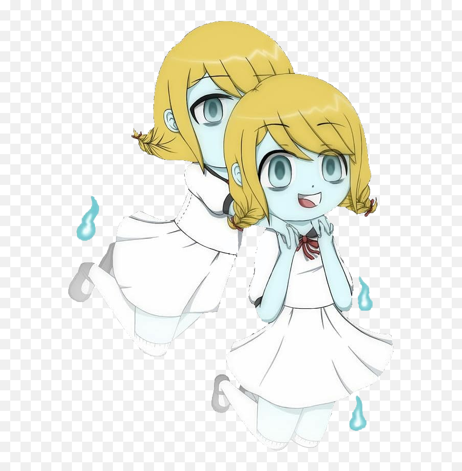 Ghost Sister Animegirl Girl Anime Cute Colorful - Ghost Anime Girl Transparent Emoji,Cute Ghost Clipart