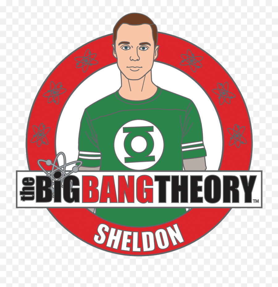 Big Bang Theory Complete 8 Pin Set - Language Emoji,Bigbang Theory Logo
