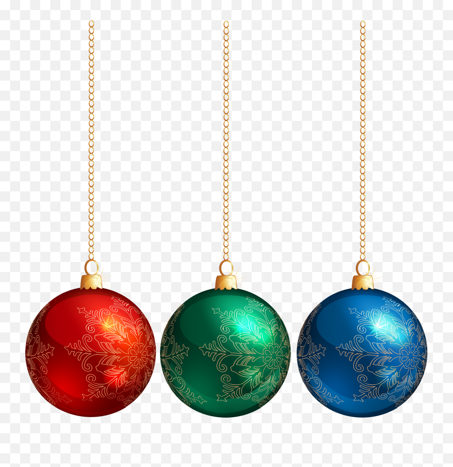 Hanging Christmas Ornament Transparent Clip Art - Png Christmas Hanging Decor Png Emoji,Christmas Ornament Clipart