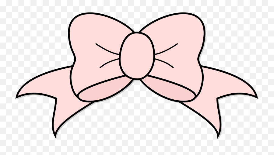 Bow Tie Drawing Ribbon Clip Art - Clipart Pink Bow Emoji,Minnie Mouse Bow Png
