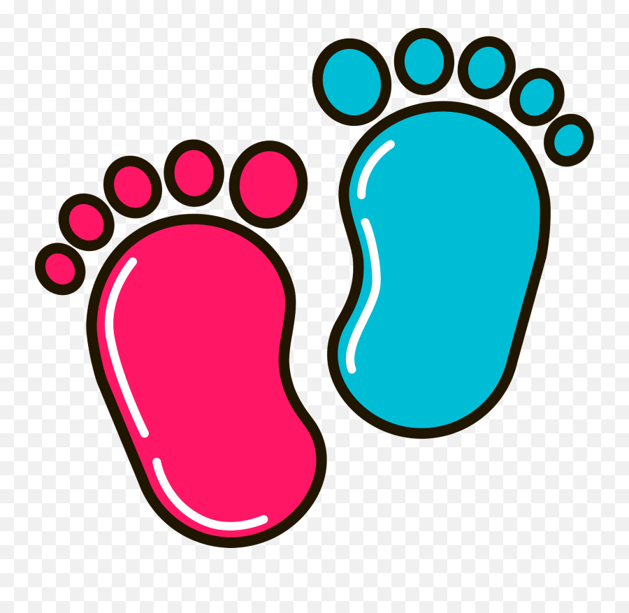 Baby Feet Clipart - Dot Emoji,Feet Clipart