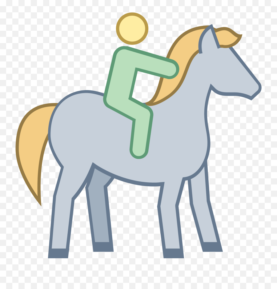 Horseback Riding Icon Free Download Png And - Horse Clipart Horse Emoji,Free Horse Clipart
