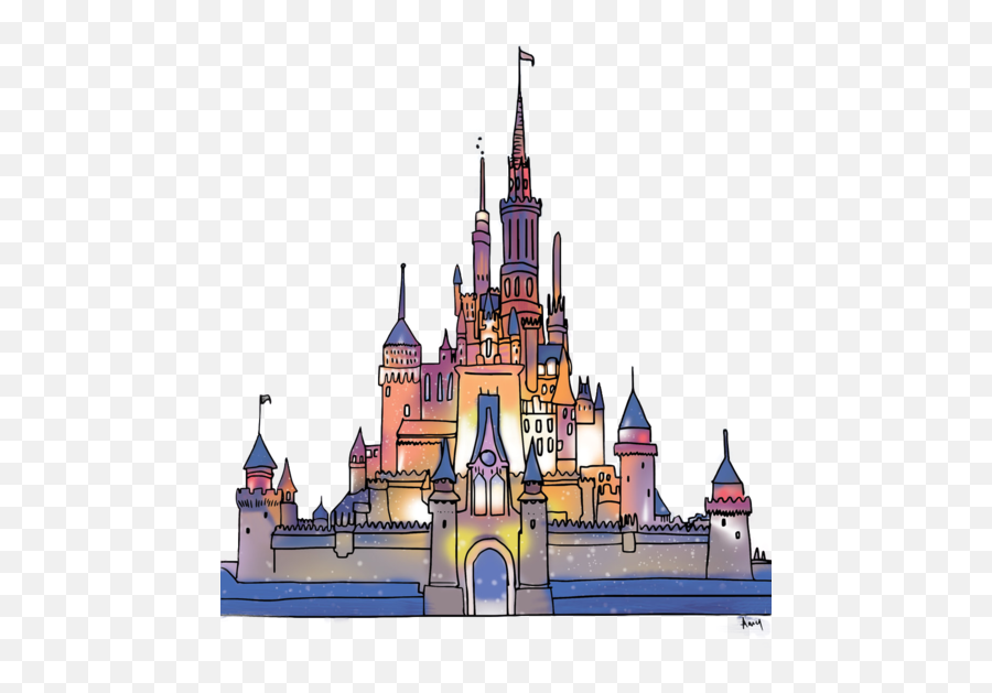 Sleeping Beauty Castle Fantasyland Cinderella Castle Drawing Emoji,Disney Castle Logo Outline