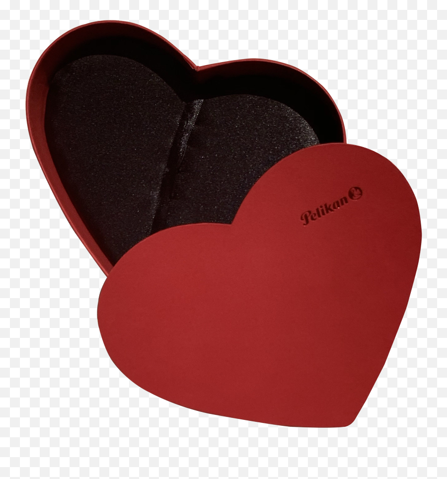 Pelikan Red Box - Heart Shape Emoji,Red Rectangle Transparent
