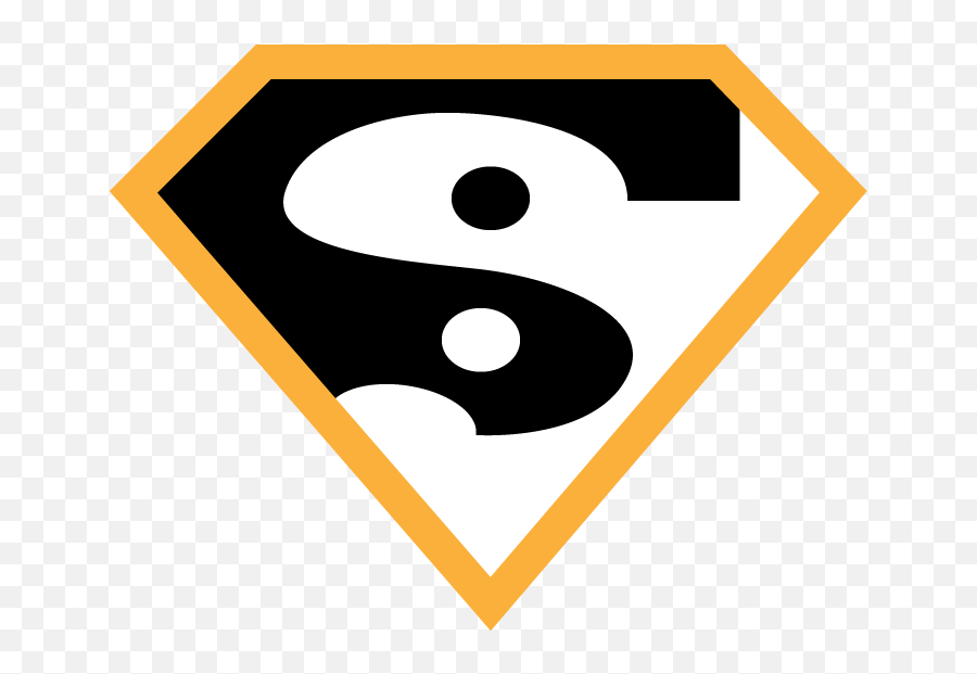 Super - Superman Yin Yang Logo Emoji,Super Man Logo