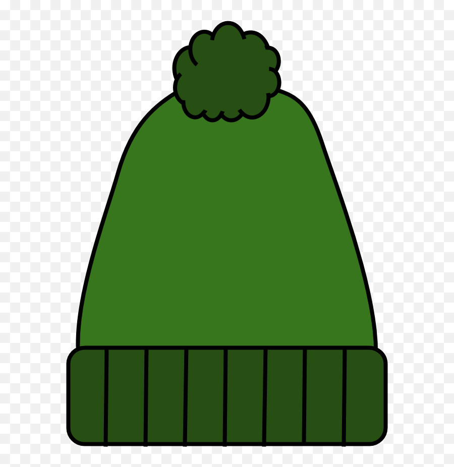 Hat Winter Green Style 3 Clipart - Hard Emoji,Winter Hat Clipart