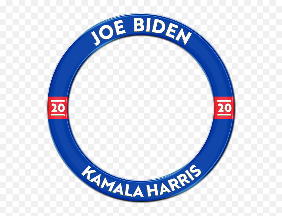 Biden Harris 2020 Round Profile Frame - Colegio De San Lorenzo Emoji,Biden Harris Logo