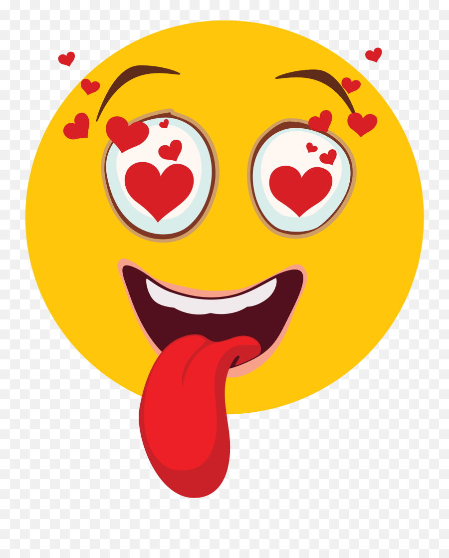 Emoji Face Love Heart Eyes Drawing Free - Emoji Smiley Pixabay Funny,Heart Eyes Emoji Png