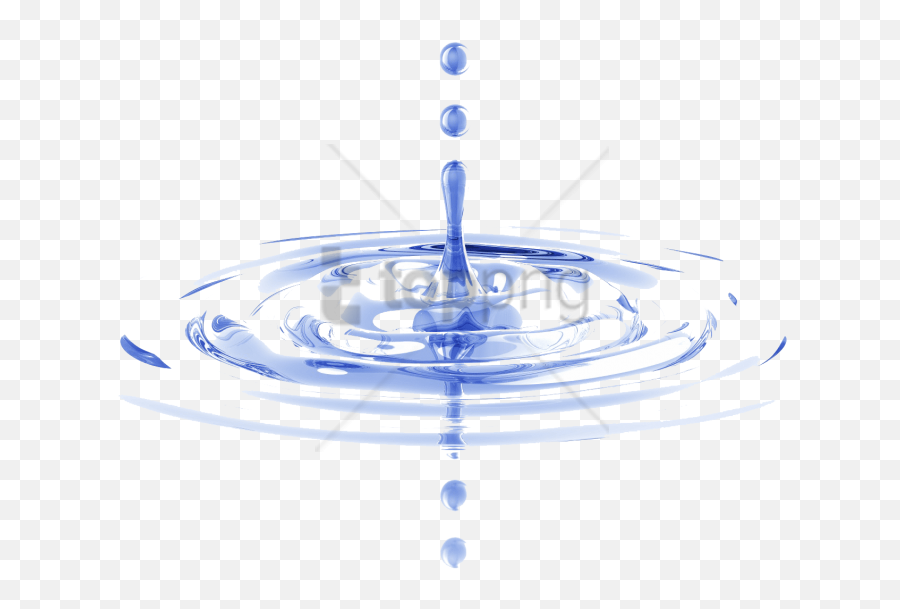 Water Droplet Ripple Png Png Image With - Water Drop Ripples Drawing Emoji,Water Ripple Png