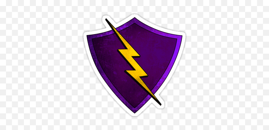 Purple Lightning Bolt - Lightning Shield Emoji,Purple Lightning Png