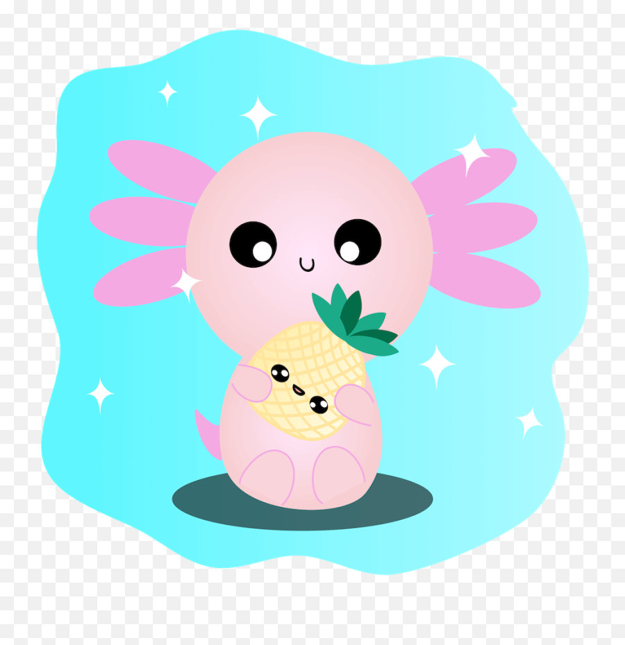 Axol The Axolotl Is The Main Character - Happy Emoji,Axolotl Clipart