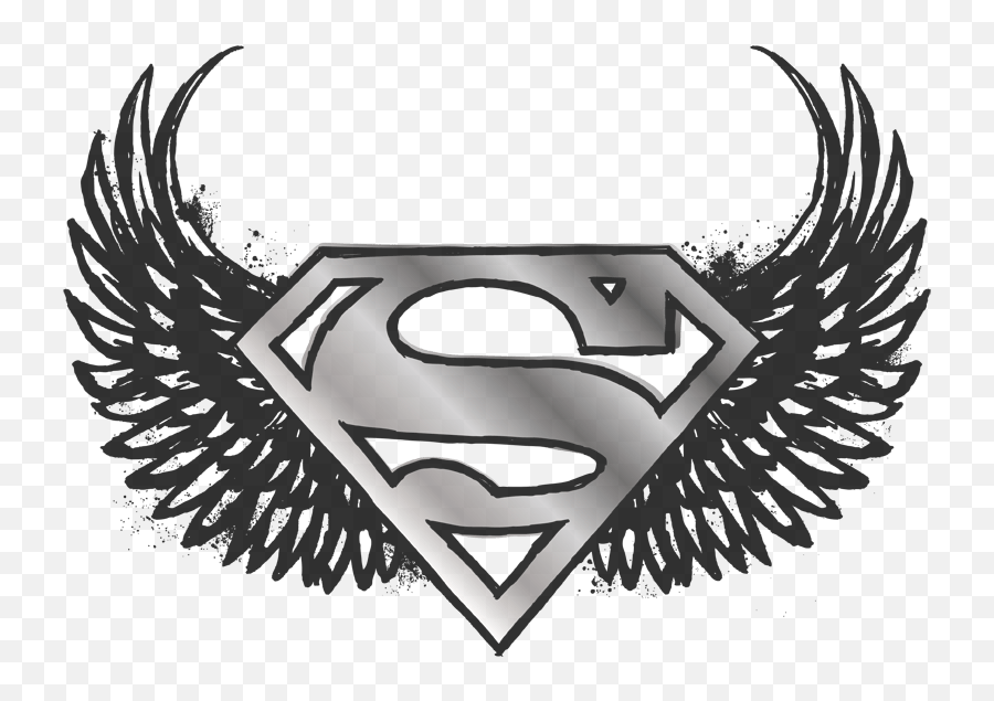 Superman Dirty Wings Mens Tall Fit T - Death Of Superman Vintage T Shirt Emoji,Superman Logo T Shirts