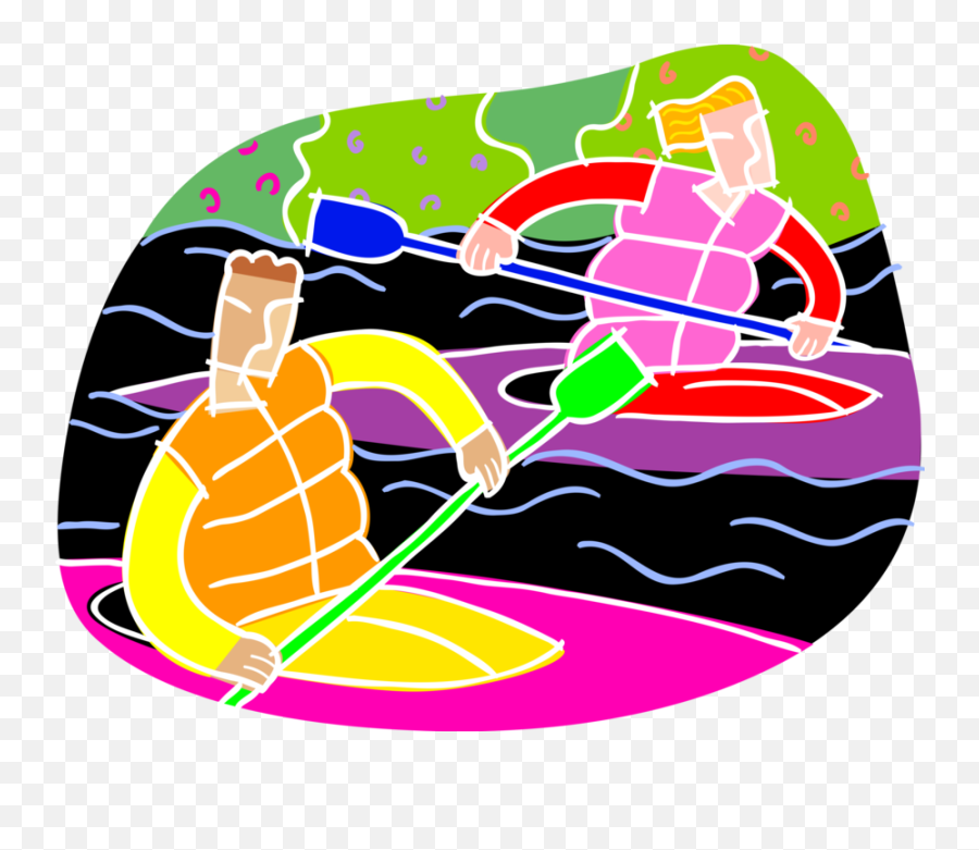 Paddle Image - List Of Surface Water Sports Emoji,Kayaker Clipart