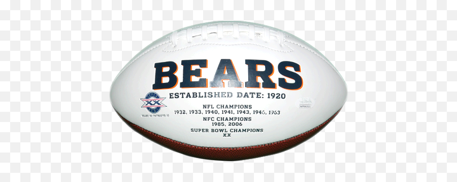 David Montgomery Autographed Chicago Bears Logo Football Jsa Emoji,Chicago Bears Logo Image