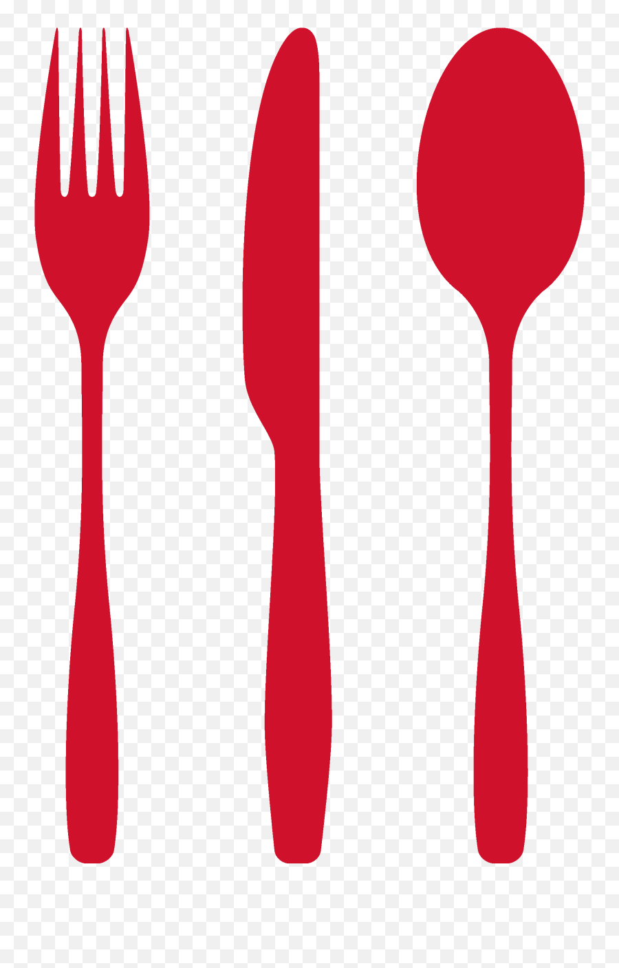Fork Clipart Red Spoon Fork Red Spoon - Red Spoon And Fork Png Emoji,Spoon Clipart