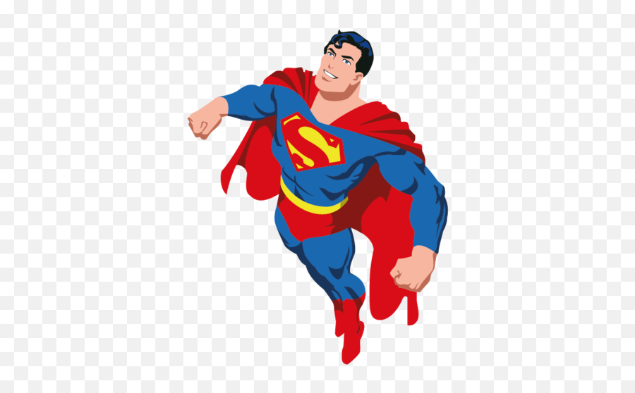 Superman Cartoon Vector Logo Emoji,Superman's Logo