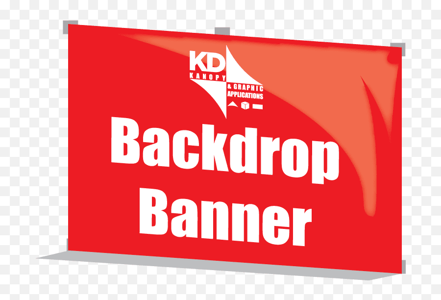 Backdrop Banner - Kd Kanopy Custom Canopies Tents And Emoji,Text Banner Png