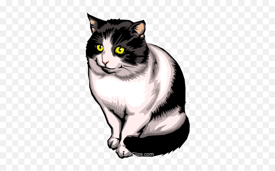 Cat Royalty Free Vector Clip Art Illustration - Anim0025 Emoji,Cats Clipart Free