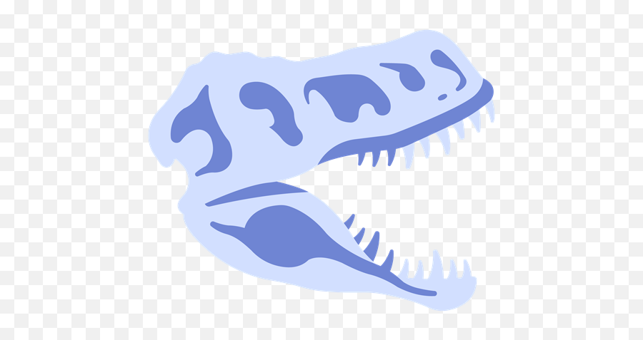 Flat Skull Fossil Dinosaurs Icons Emoji,Fossil Png