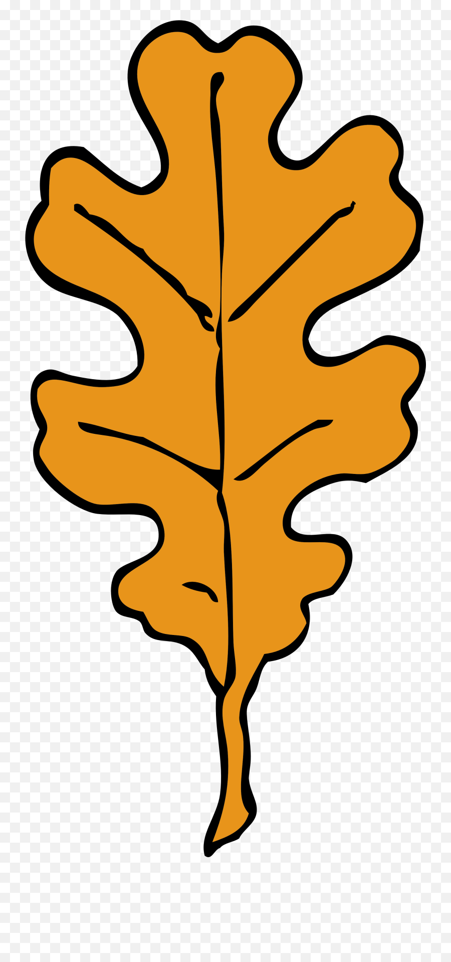 Library Of Yellow Oak Leaf Png Library Library Png Files - Oak Leaf Clipart Emoji,Leaf Clipart