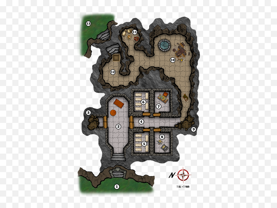 Places Of Peril U0026 Plunder Goblin Outpost For Savage Worlds Emoji,Savage Worlds Logo