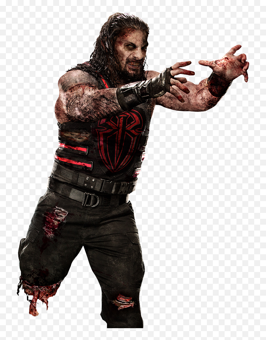 Zombie Png - Wwe Roman Reigns Superman Punch Drawing Emoji,Zombie Png