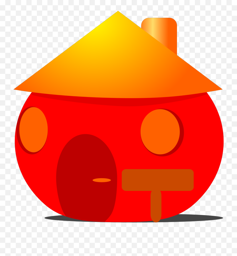 Small Orange Home Png Svg Clip Art For Web - Download Clip Emoji,Hoe Clipart