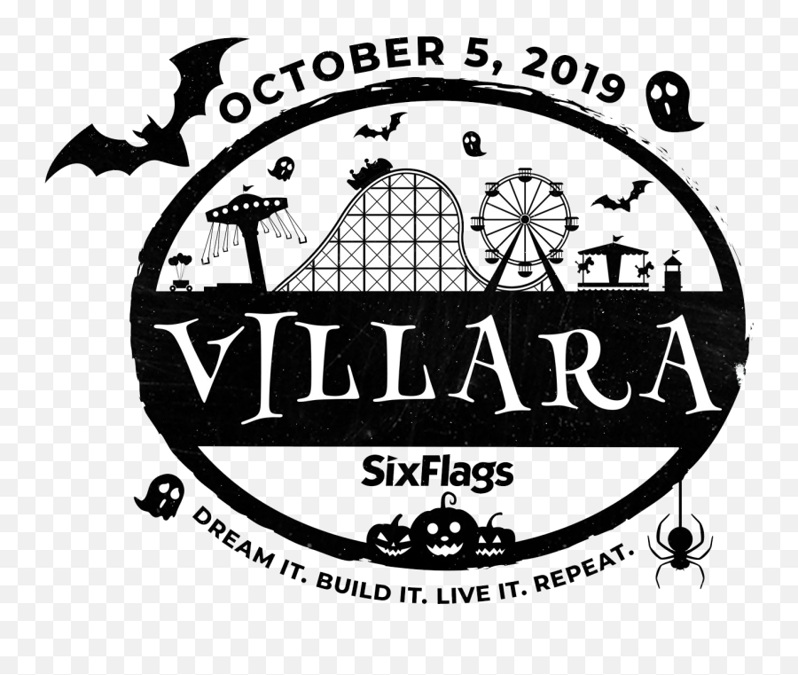 Villara - Dot Emoji,Six Flags Logo