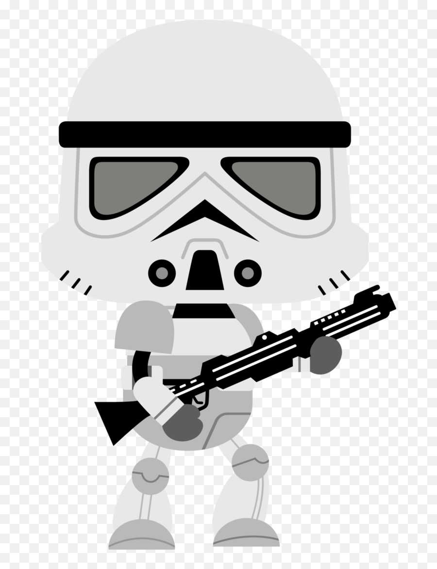 Download Hd Storm Trooper - Clone Trooper Clipart Star Wars Characters Emoji,Storm Clipart