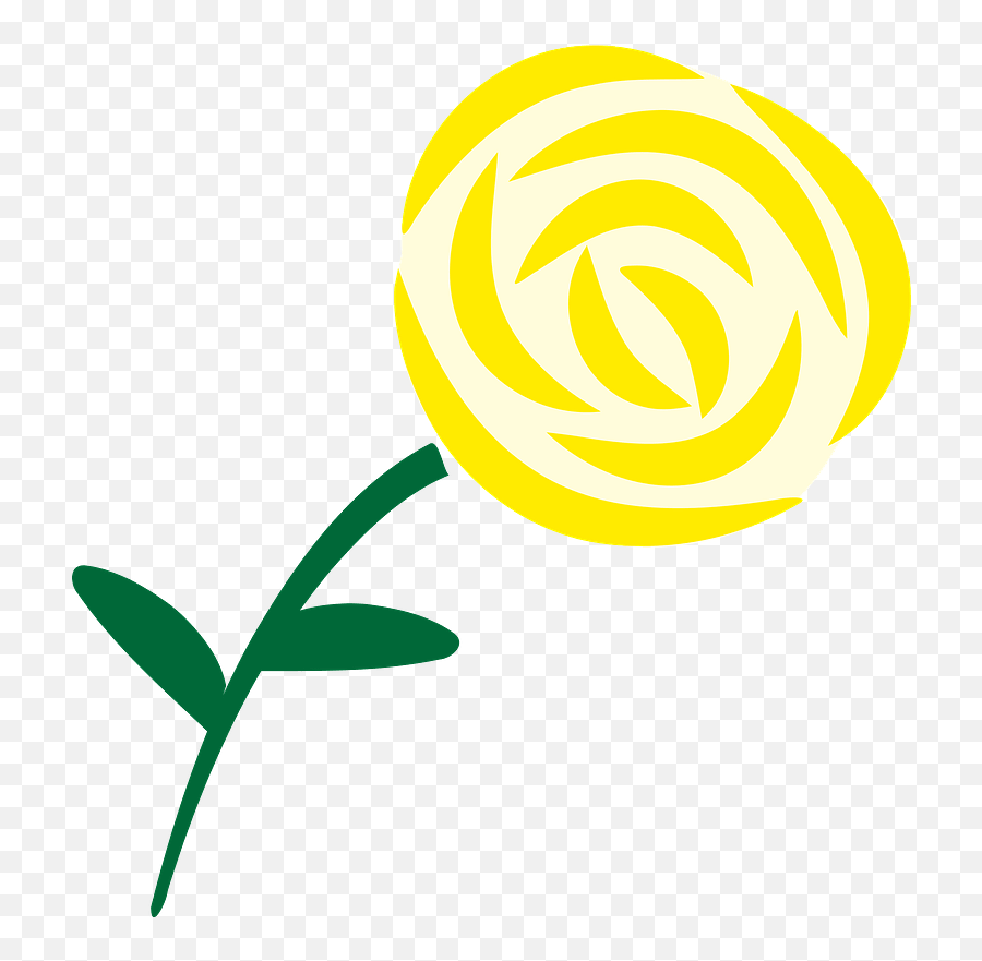 Yellow Flower - Language Emoji,Stem Clipart