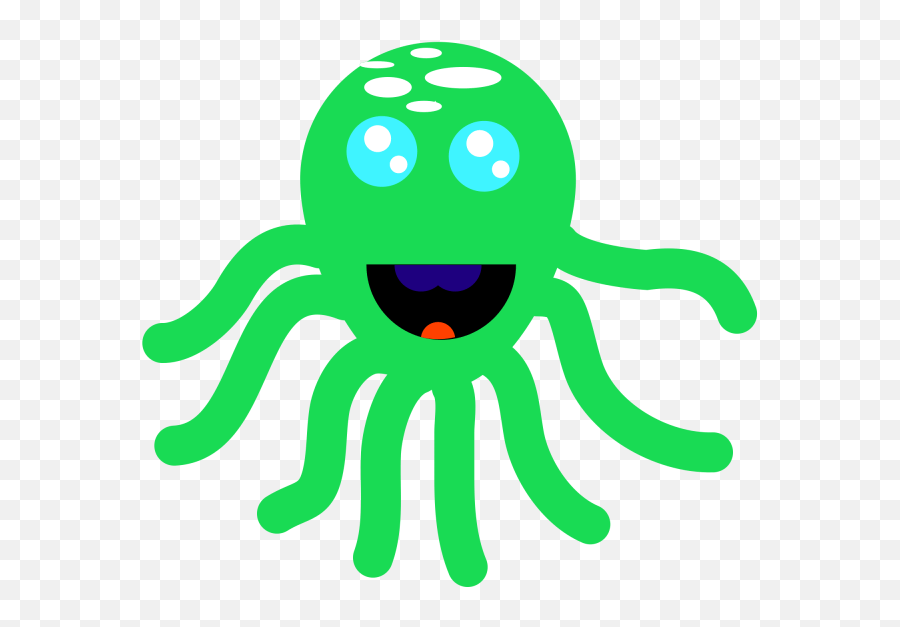 Octopus - Clip Art Emoji,Octopus Clipart