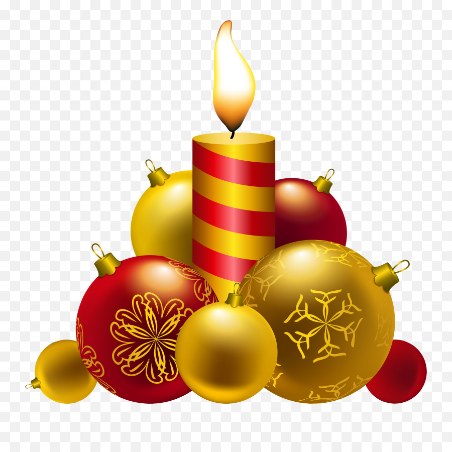 Clipart Balloon Christmas Clipart Balloon Christmas - Christmas Candles Clipart Png Emoji,Christmas Clipart Png