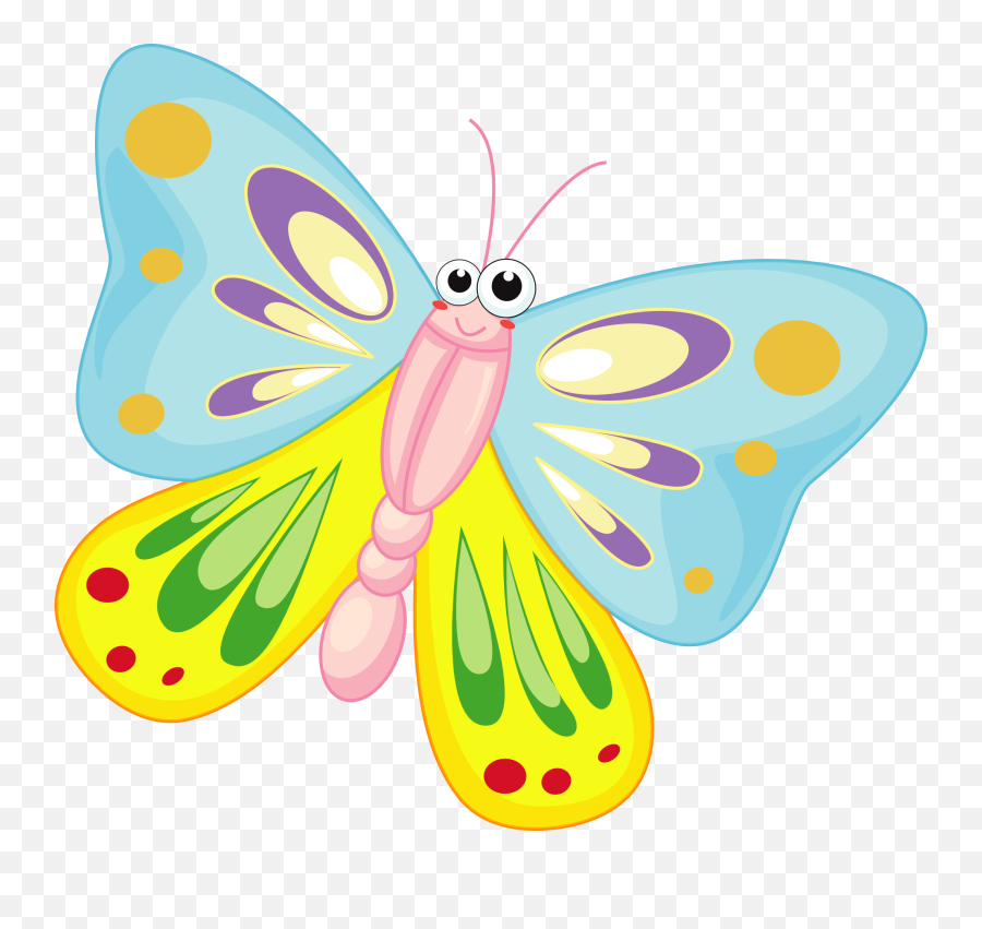 Cute Butterfly Clipart - Butterfly Clipart Emoji,Butterfly Clipart