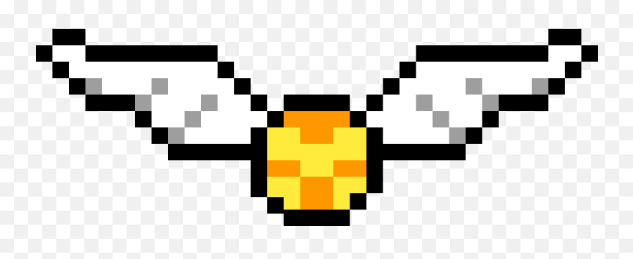 Pixilart - Golden Snitch Pixel Art Emoji,Golden Snitch Png