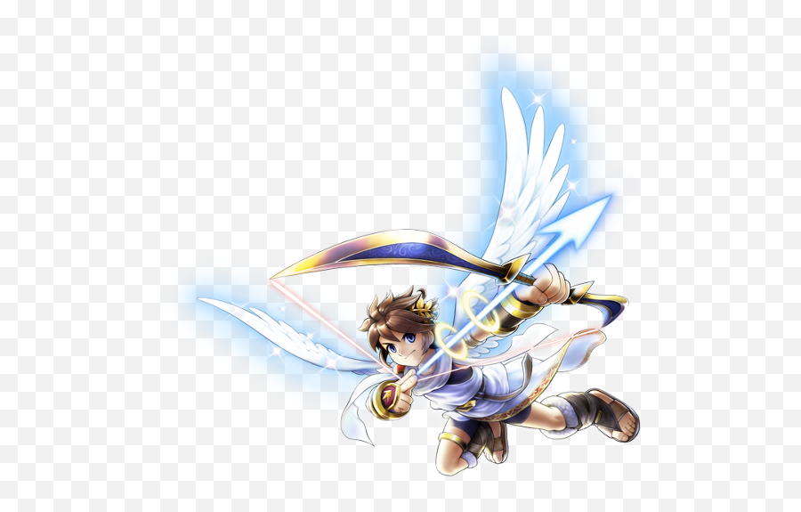 Kid Icarus Uprising Pit Artwork Emoji,Kid Icarus Logo