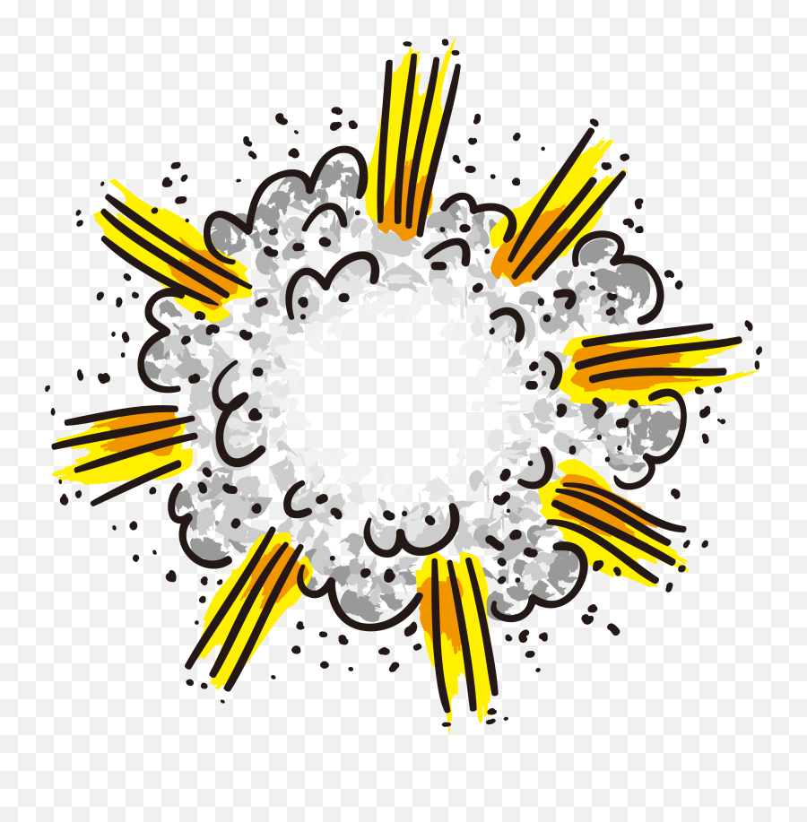 Explosion Clip Art - Comic Png Exploded Clipart Transparent Comic Explosion Png Emoji,Comic Explosion Png
