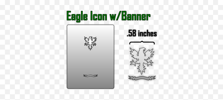 Eagle Banner Icon Airbrush Stencil Emoji,Logo Stencil