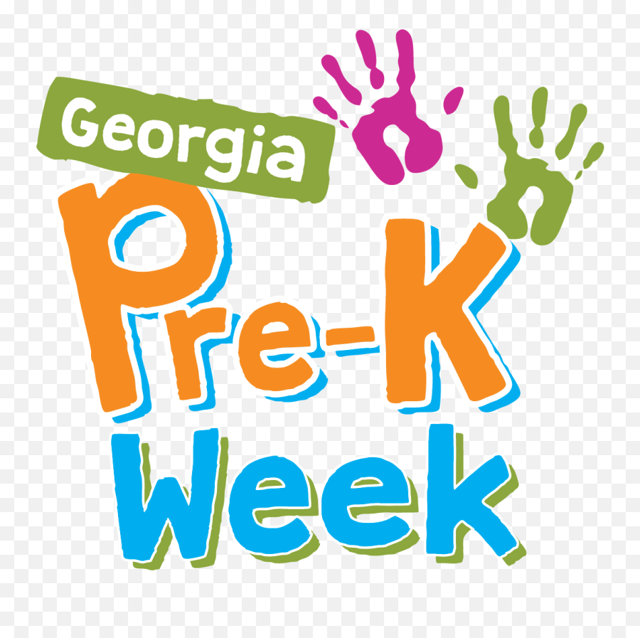 Georgia Pre - K Week Style Guide Ga Pre K Week 2018 Clipart Georgia Pre K Week Logo Emoji,K Clipart