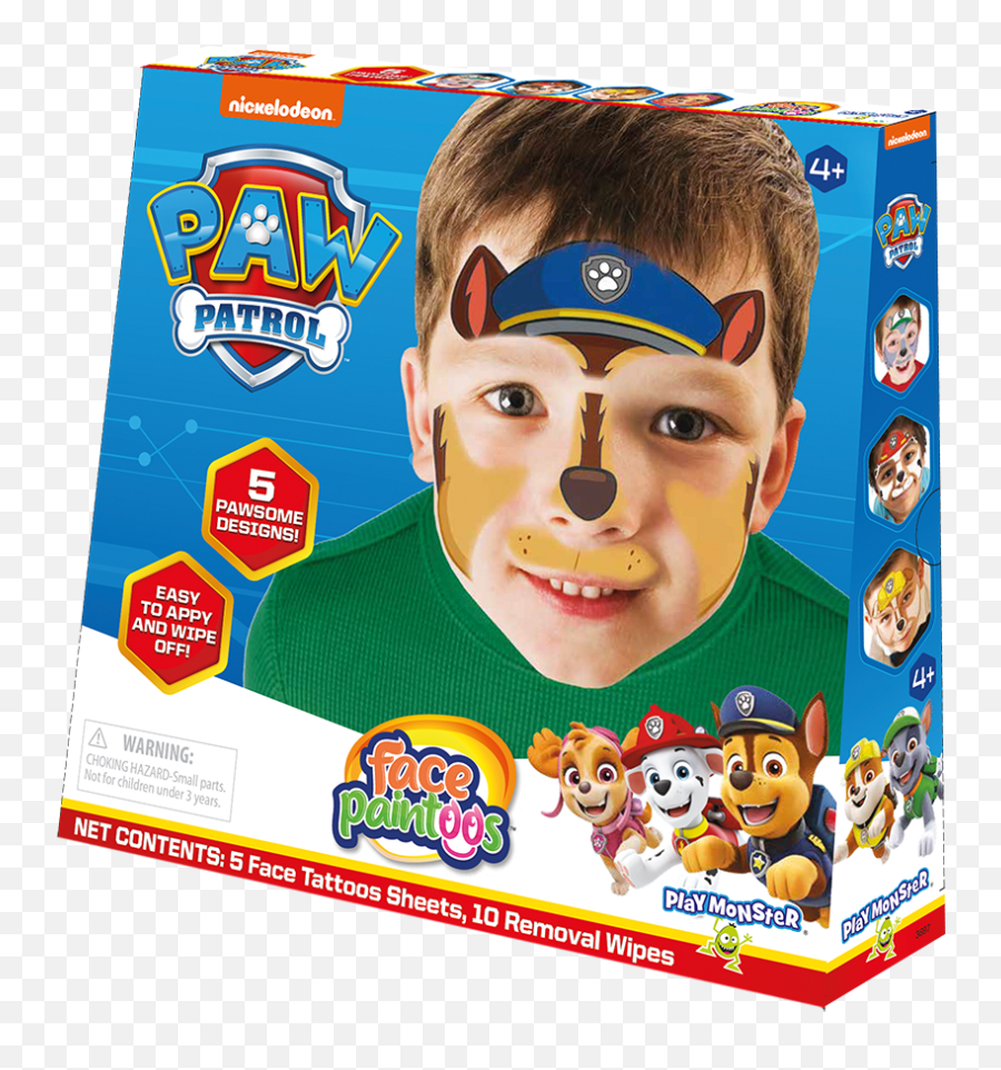 Face Paw Patrol Pack Emoji,Face Paint Png