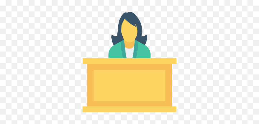 Receptionist - Free People Icons Emoji,Presidential Podium Png