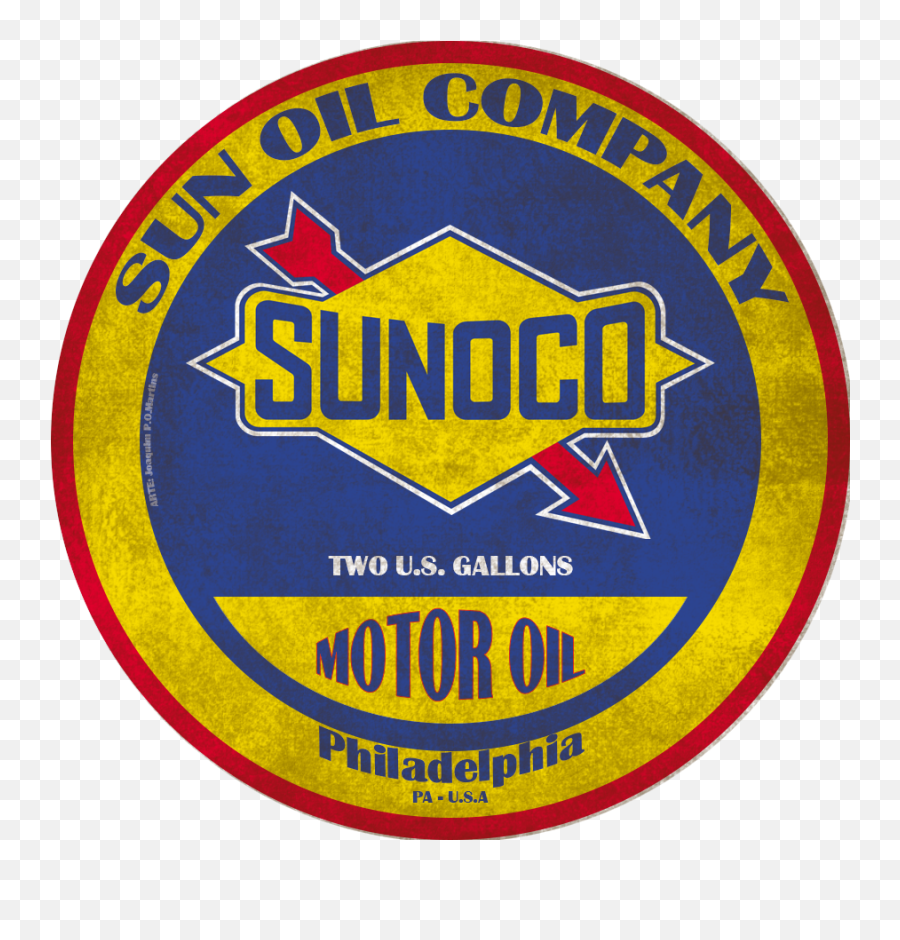 Sunoco Motor Oil Motor Oil Vintage Storefront Signs Emoji,Oil Company Logo