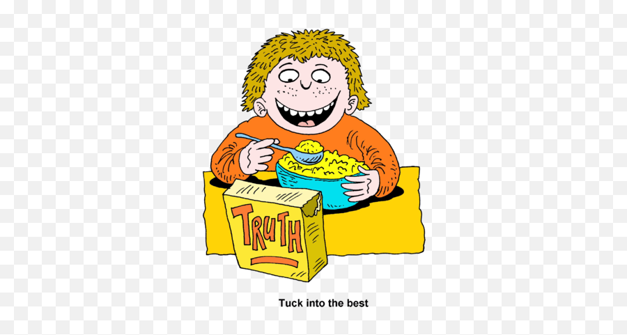 Boy Eating Cereal - Eating Cereal Clipart Emoji,Cereal Clipart