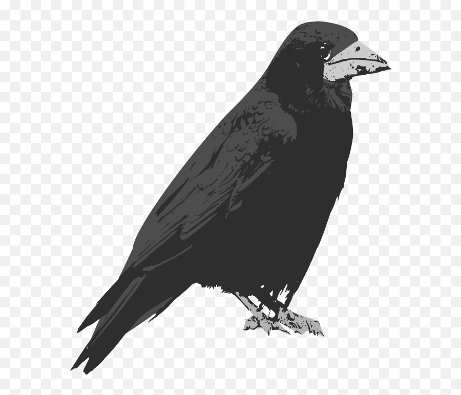 Raven Medium Pixel Clipart Vector Clip Art Clipartsfree - Cartoon Raven Png Emoji,Raven Clipart