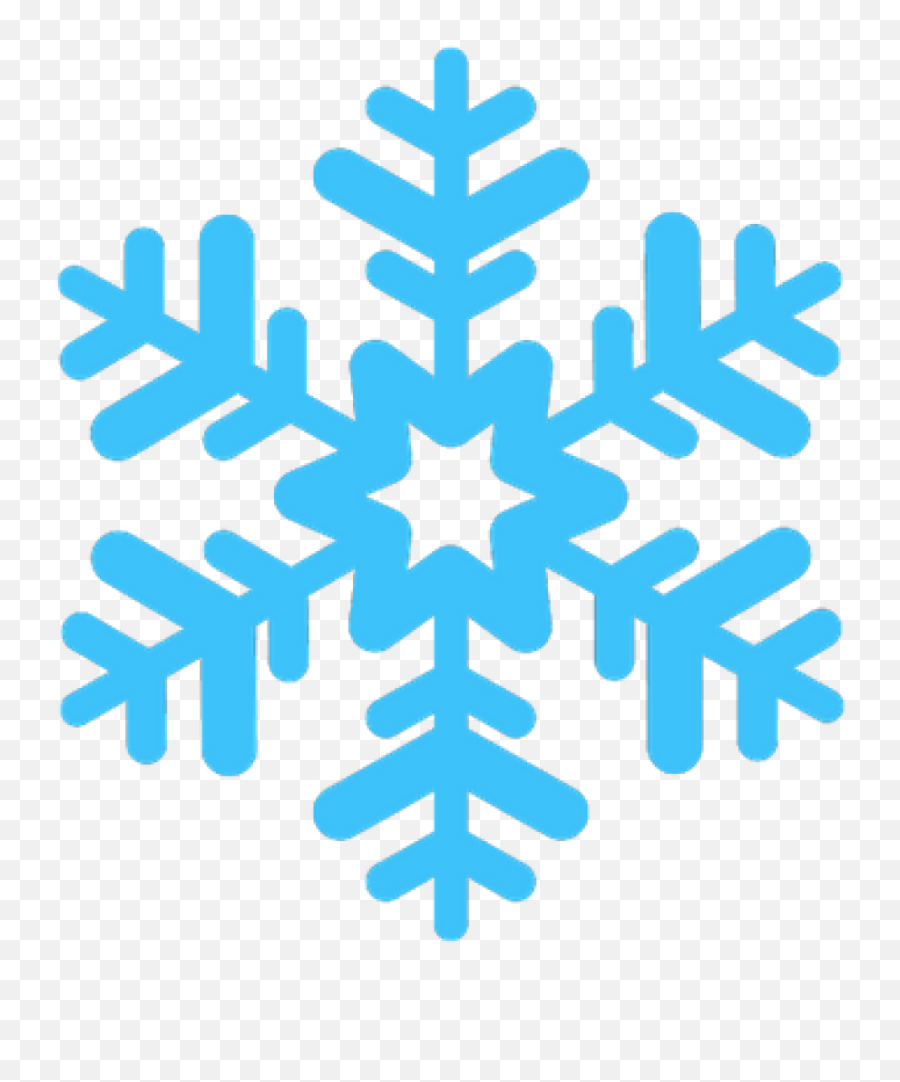 Png Transparent Png Files - Transparent Background Simple Snowflake Clipart Emoji,Snowflake Transparent