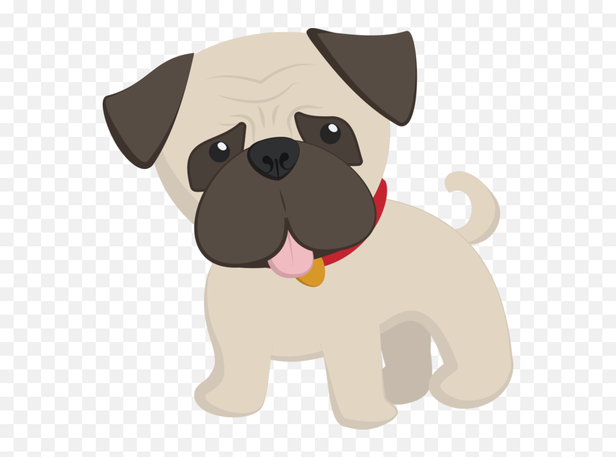 Dog Paw Puppy Love Pug Clipart - Animal Figure Emoji,Pug Clipart