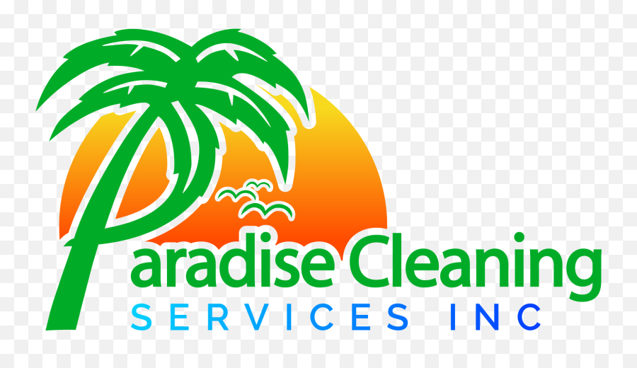 Paradise Cleaning Services - Language Emoji,Cleaning Service Logo