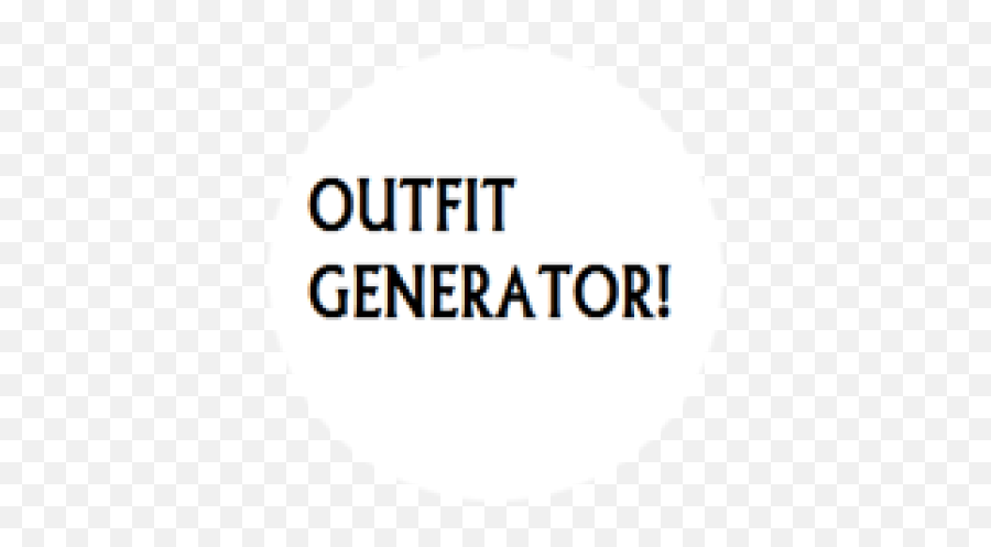 Outfit Generator - Language Emoji,Roblox Logo Generator